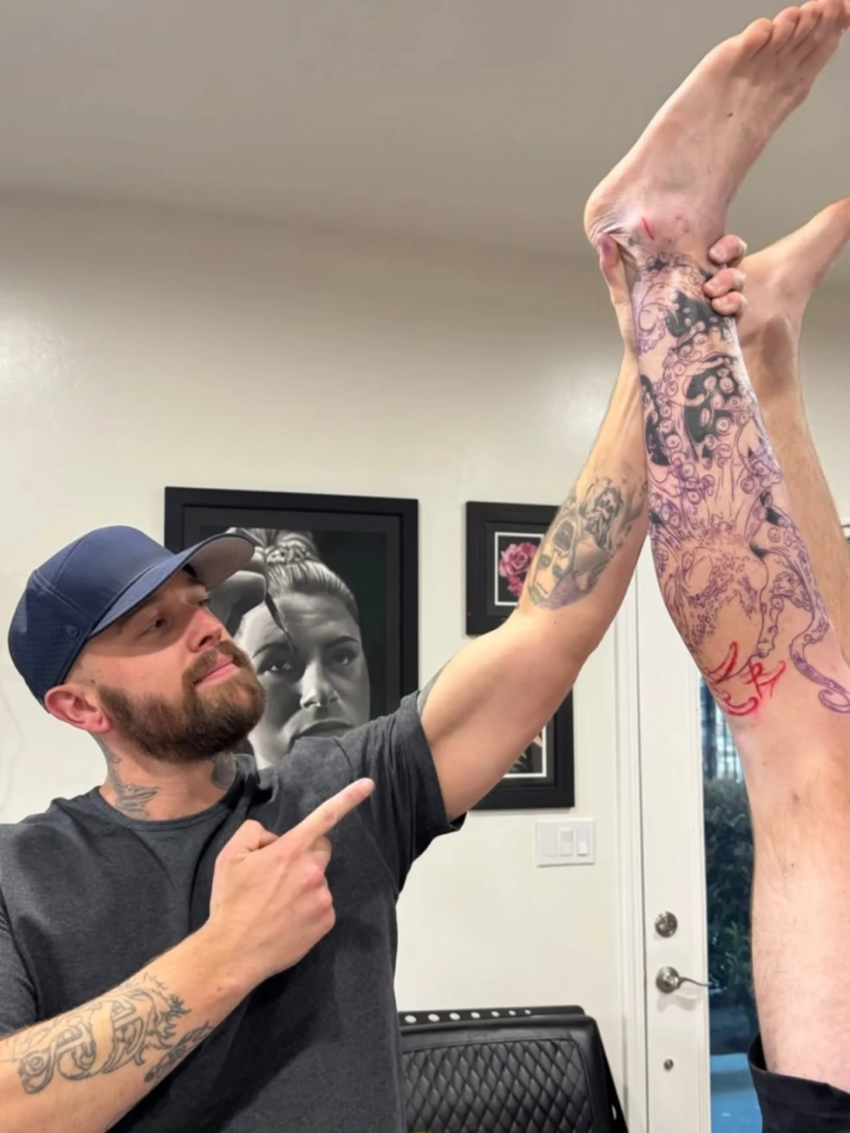 Paul Henry Tattoo Accident
